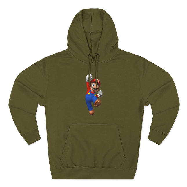 Three-Panel Fleece Hoodie
