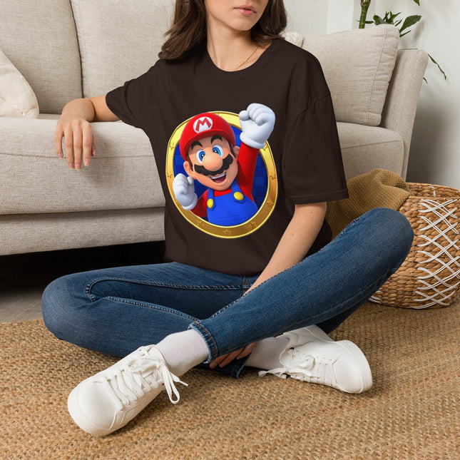Retro Mushroom Gamer T-Shirt – Classic Gaming Graphic Tee